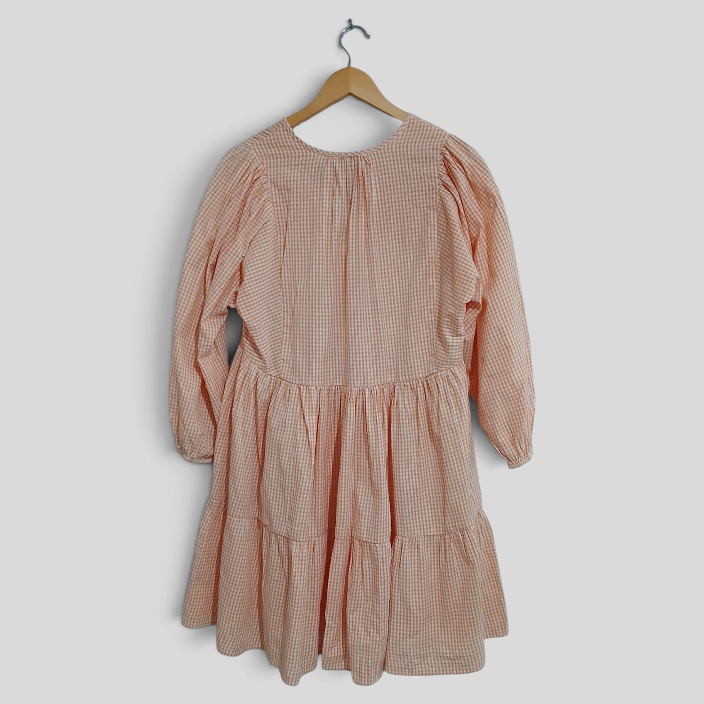 (8) Joop & Gyspy | LS Gingham Orange Dress