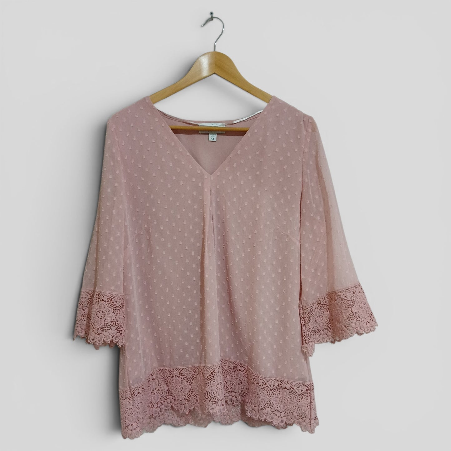 (14) Established | Pink Blouse
