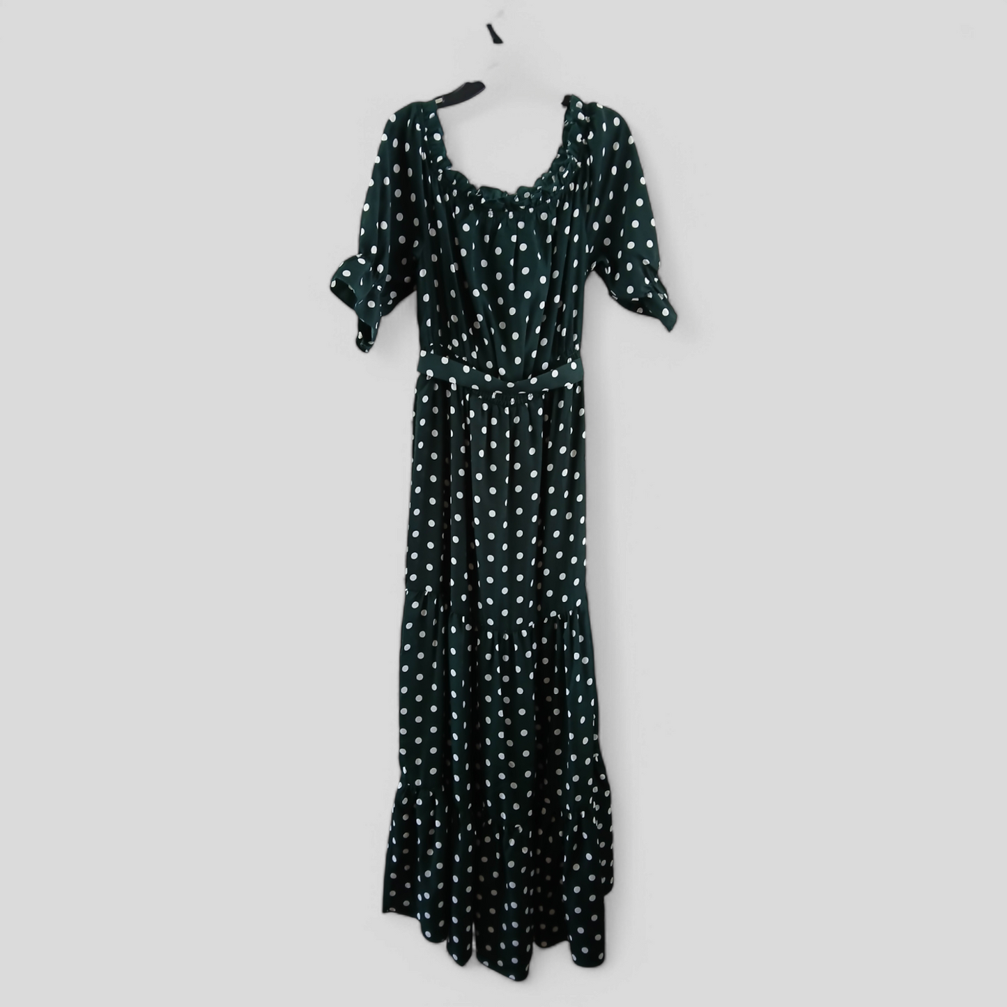 (M) Sheln Green White Spot Maxi