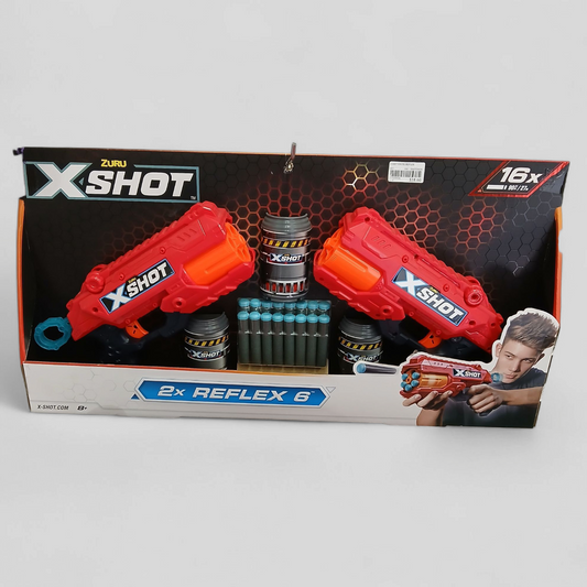 ZURU XSHOT EXCEL - REFLEX TWIN PACK WITH 16 DARTS