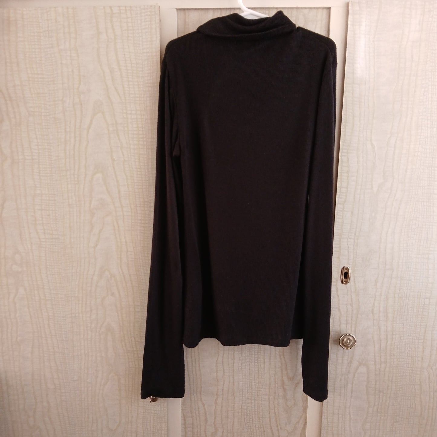 (XXS) Sportsgirl Black Turtleneck L/S Ribbed shirt