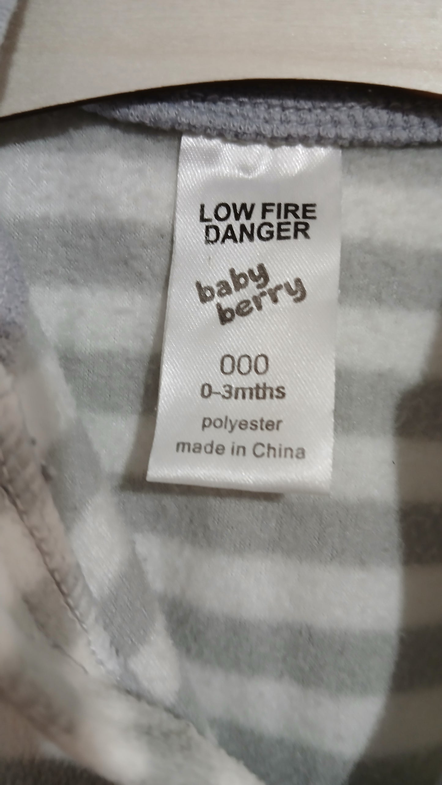 (000JNR) Baby Berry | Striped onesie