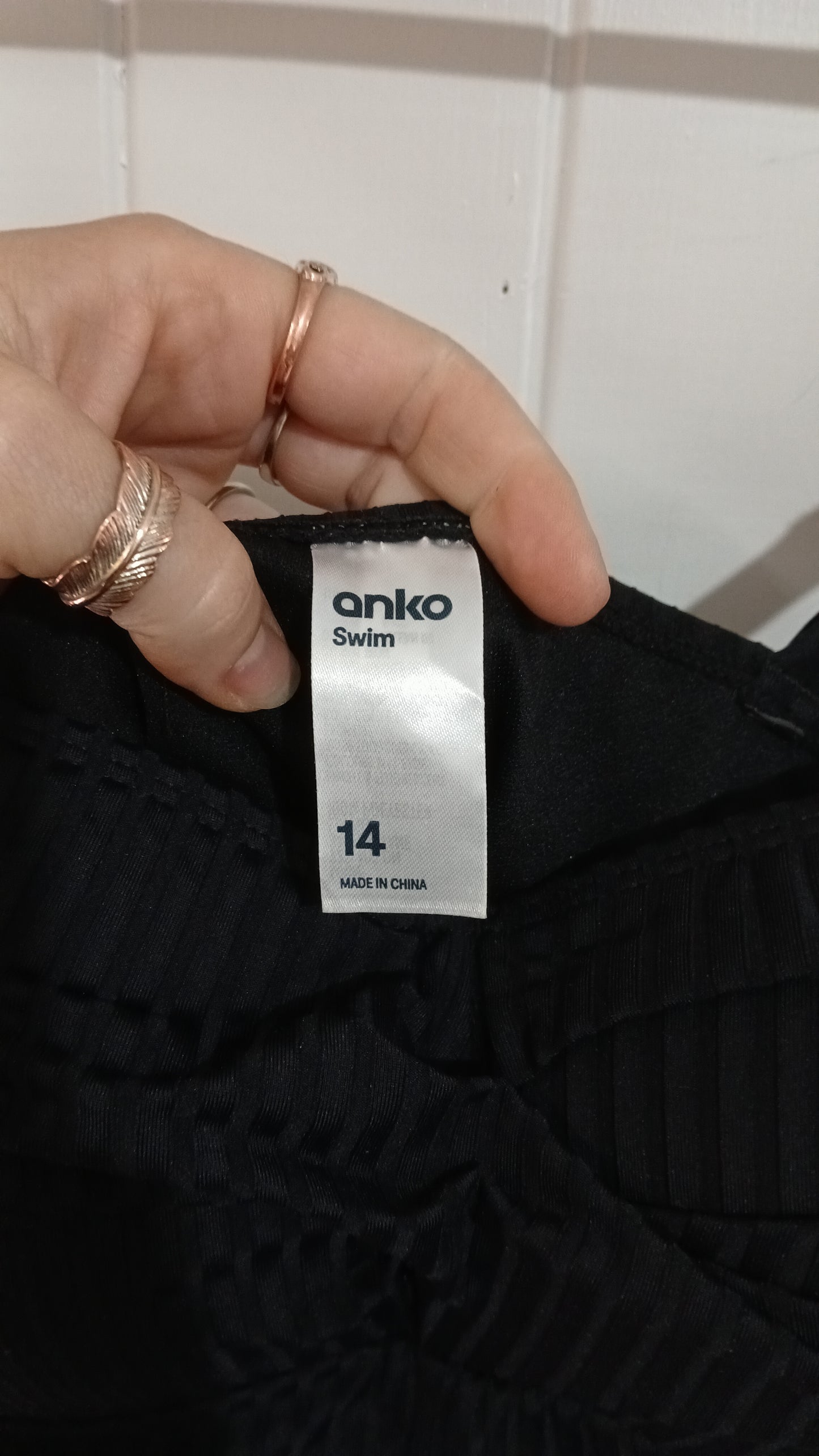 (14) Anko | Black Full Swimmers