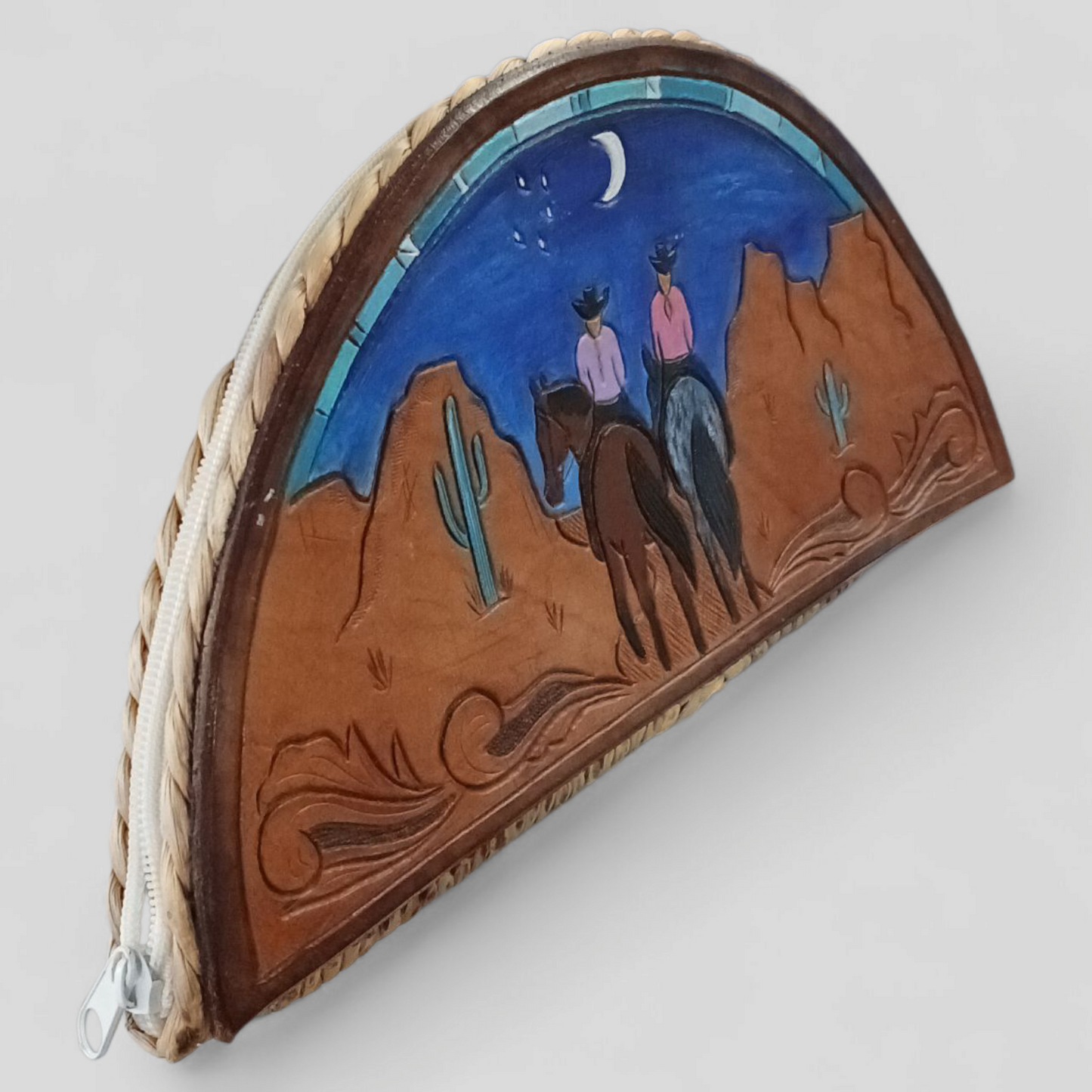 Custom 1/2 Moon Clutch