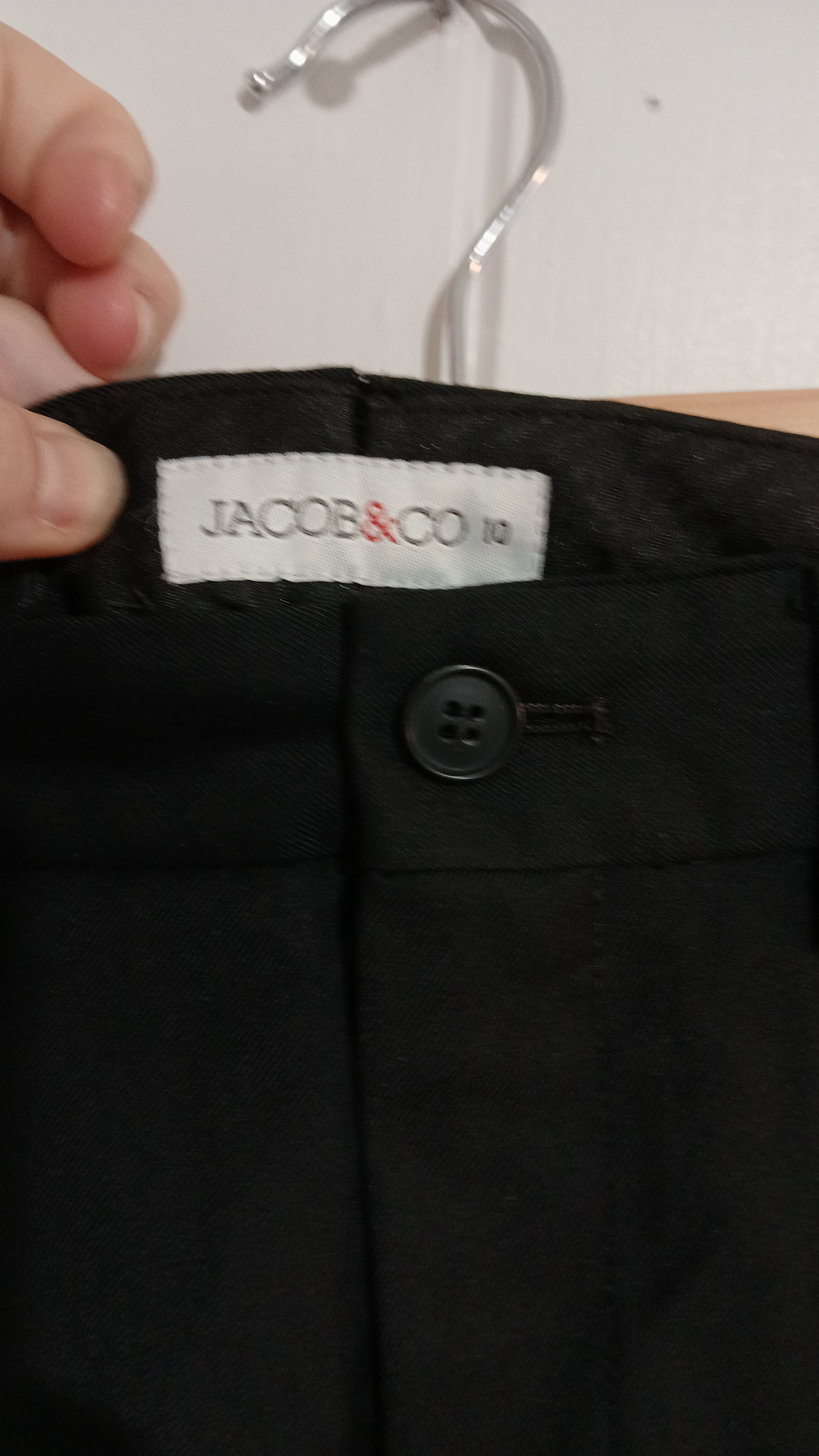 Image of (10JNR) Jacob & Co | Black Dress Pants