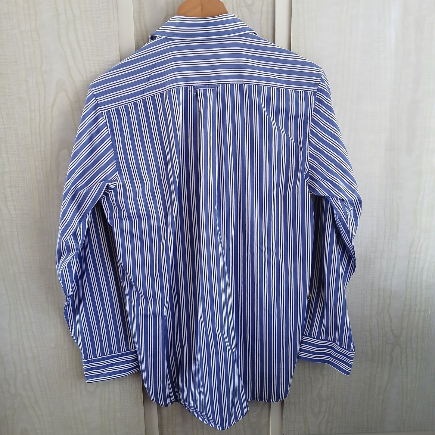 (S) Thomas Cook Blue Striped L/S Shirt