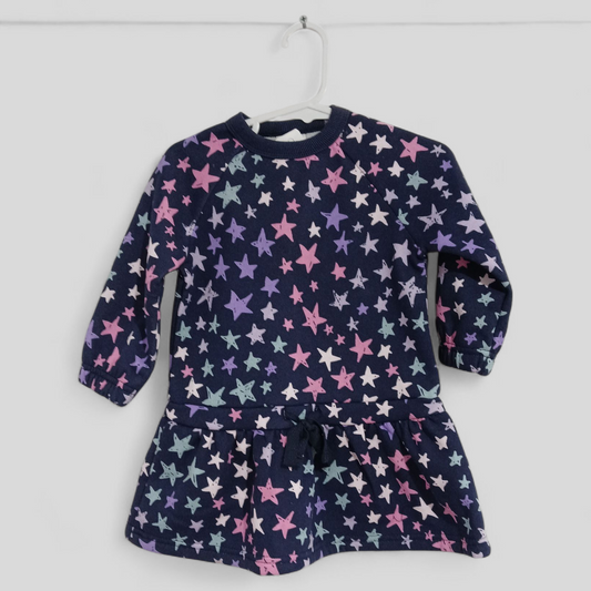 (1) BNWT | Mini Mango | Star Jumper Dress