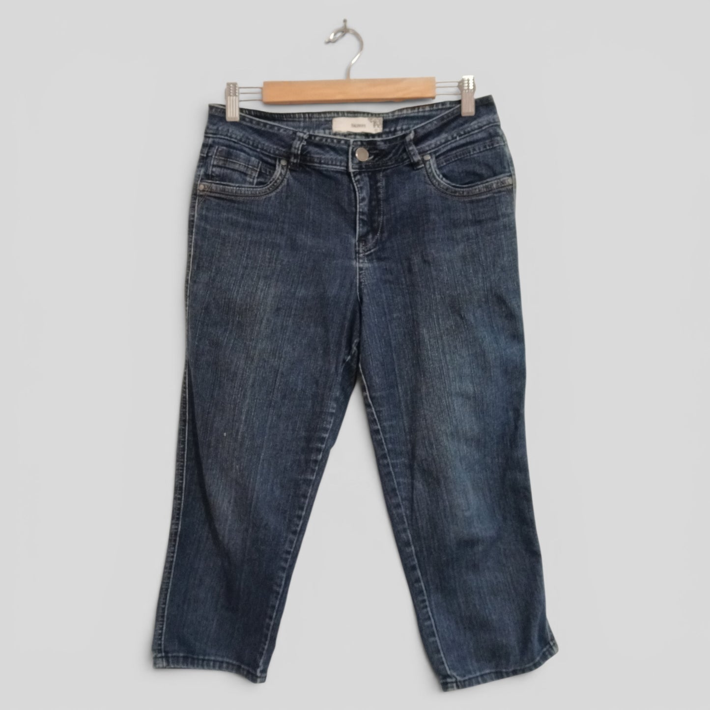 (12) Skinny Denim Capris