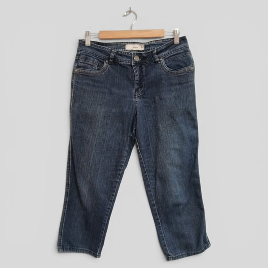 (12) Skinny Denim Capris