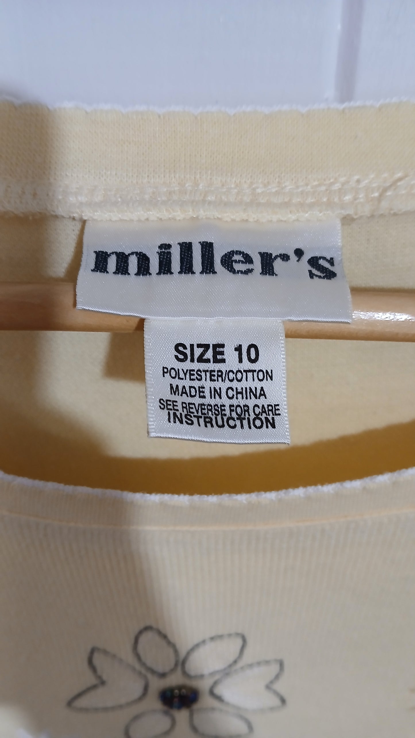 (10) Millers | Yellow Tee