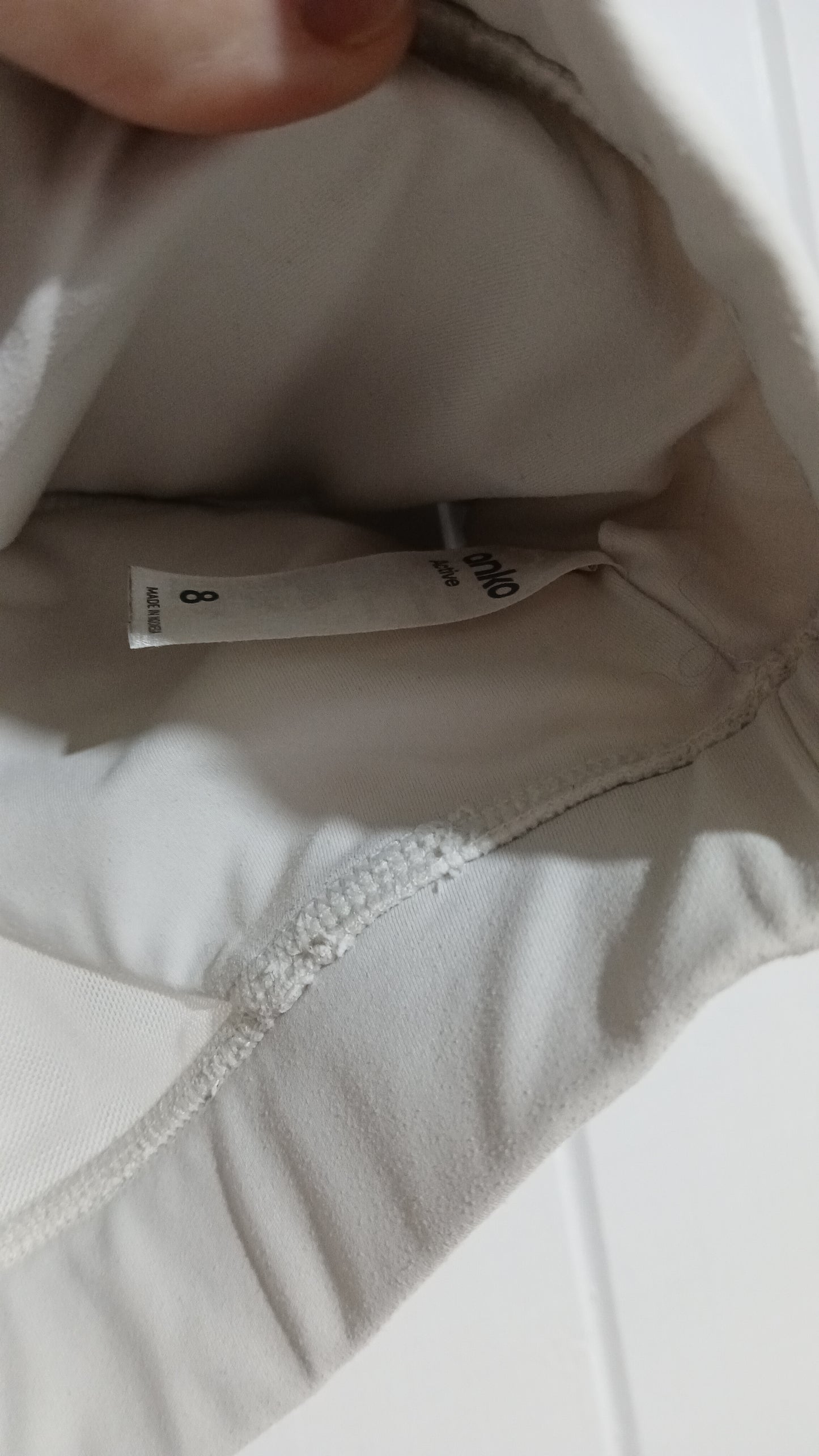 (8) Anko | White Sports Bra