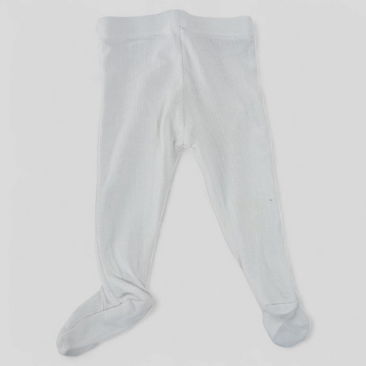 (0000) Baby Berry | White Footed Tights