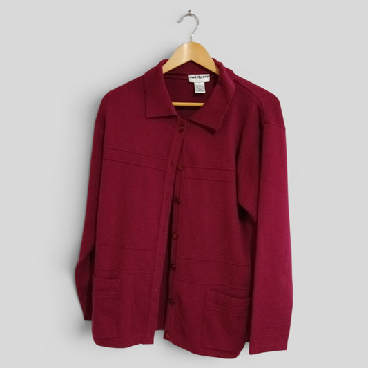 (M) Millers | Maroon Cardi