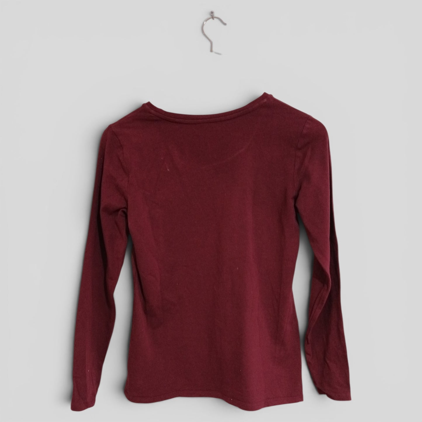(S) Target | LS Crew Shirt Maroon