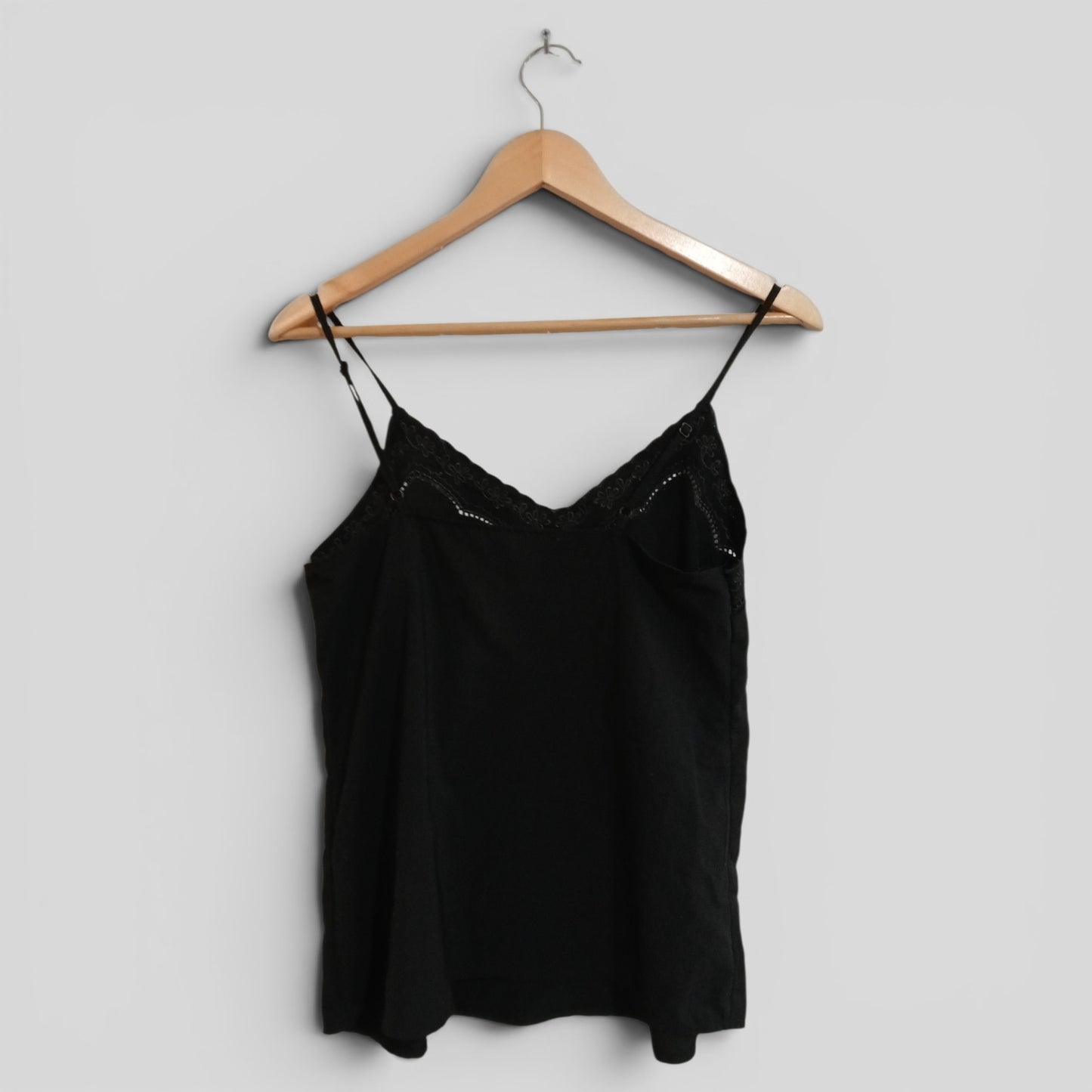 (8) &me | Black Singlet Blouse