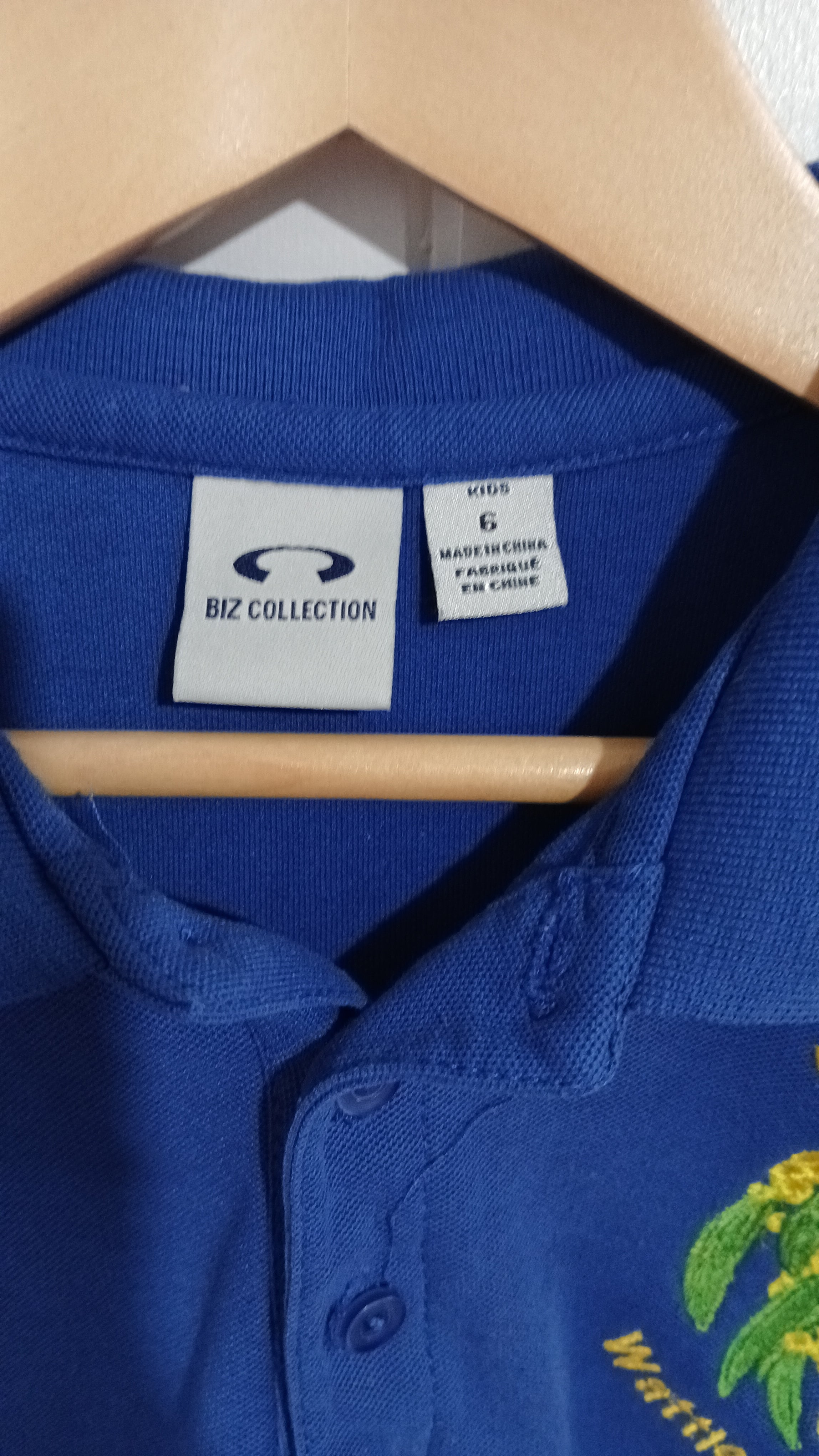Image of (6JNR) Biz Collection | Blue Polo