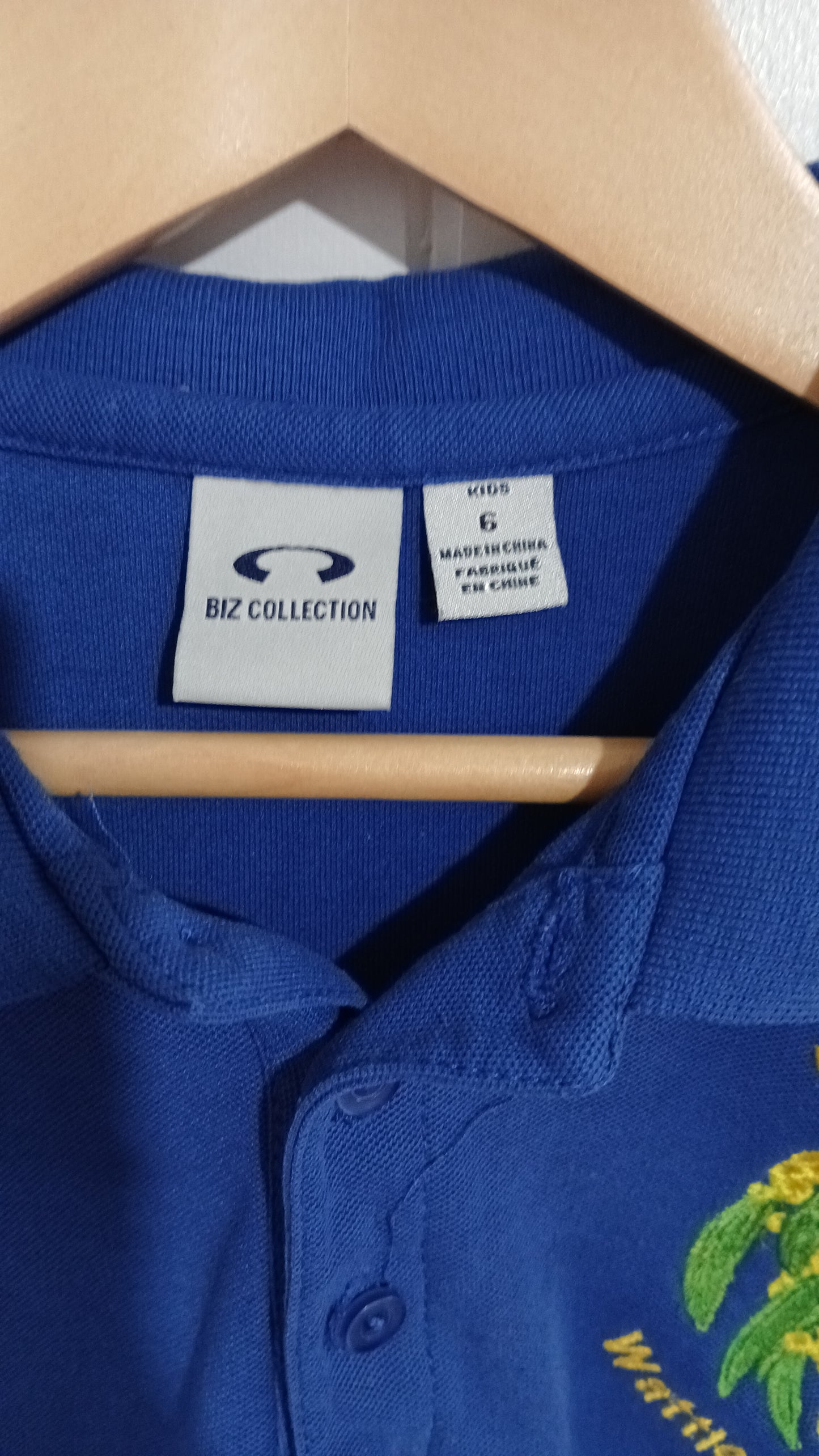 (6JNR) Biz Collection | Blue Polo