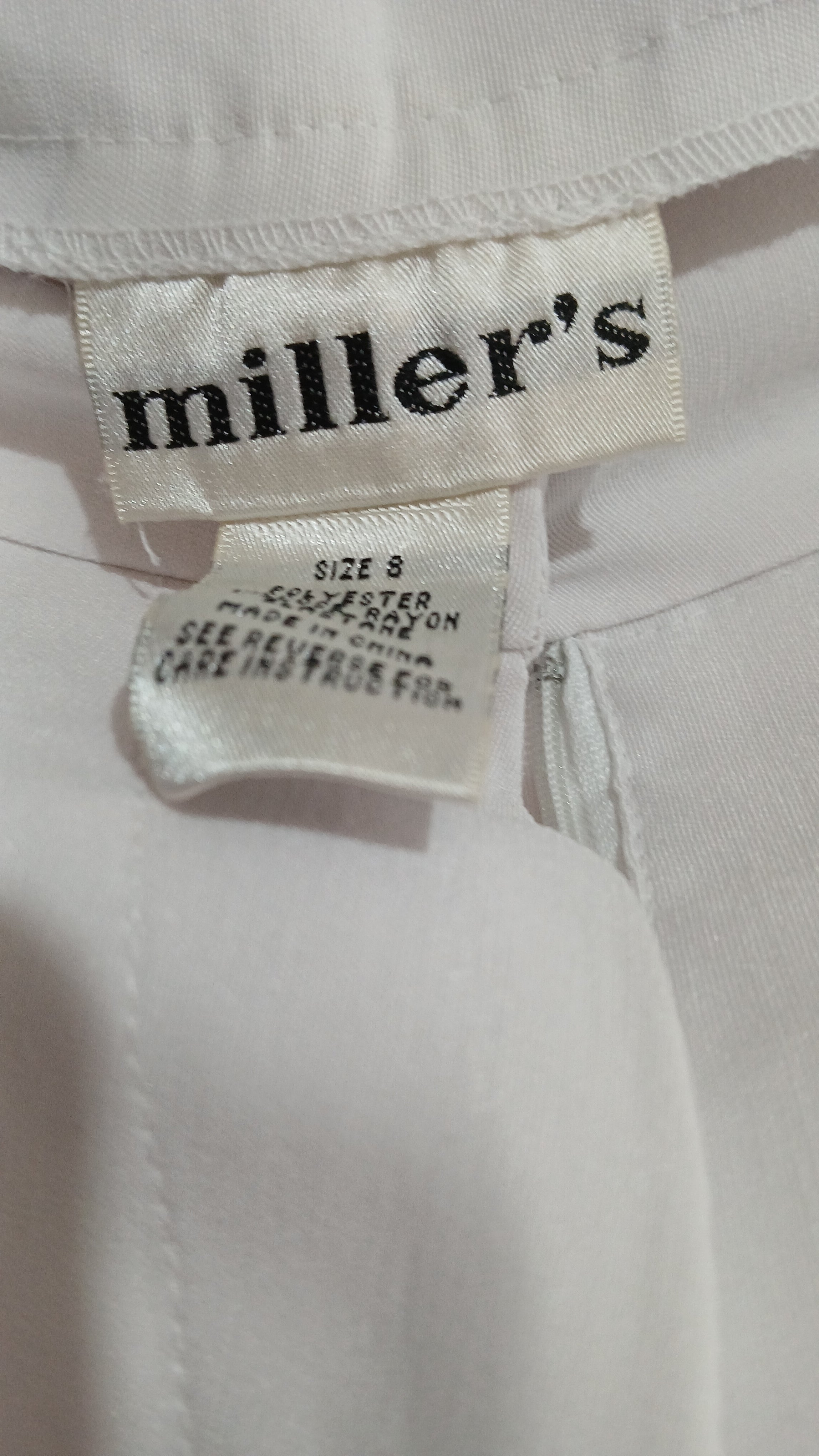 Image of (8) Millers | White Capris