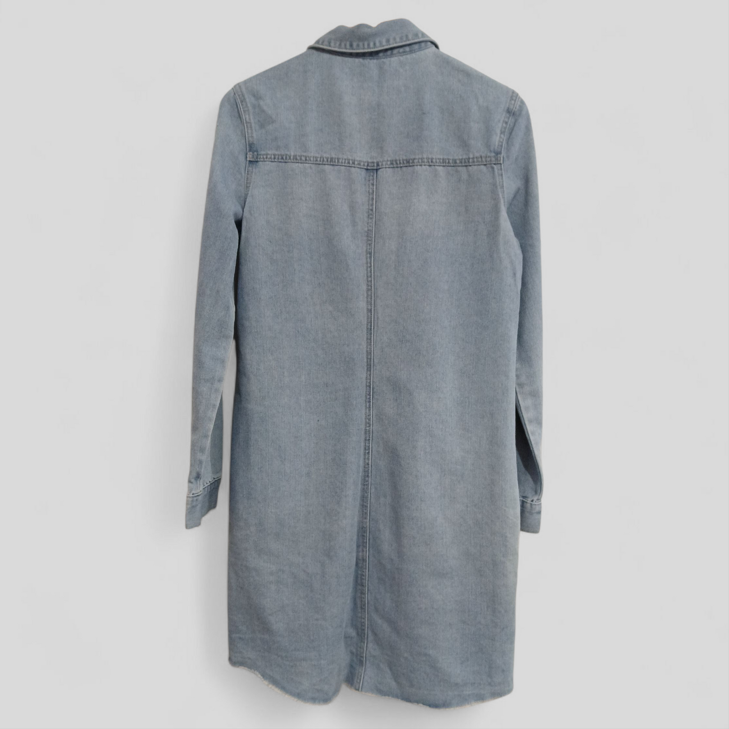 (S) The Classic Shirt Dress | Denim