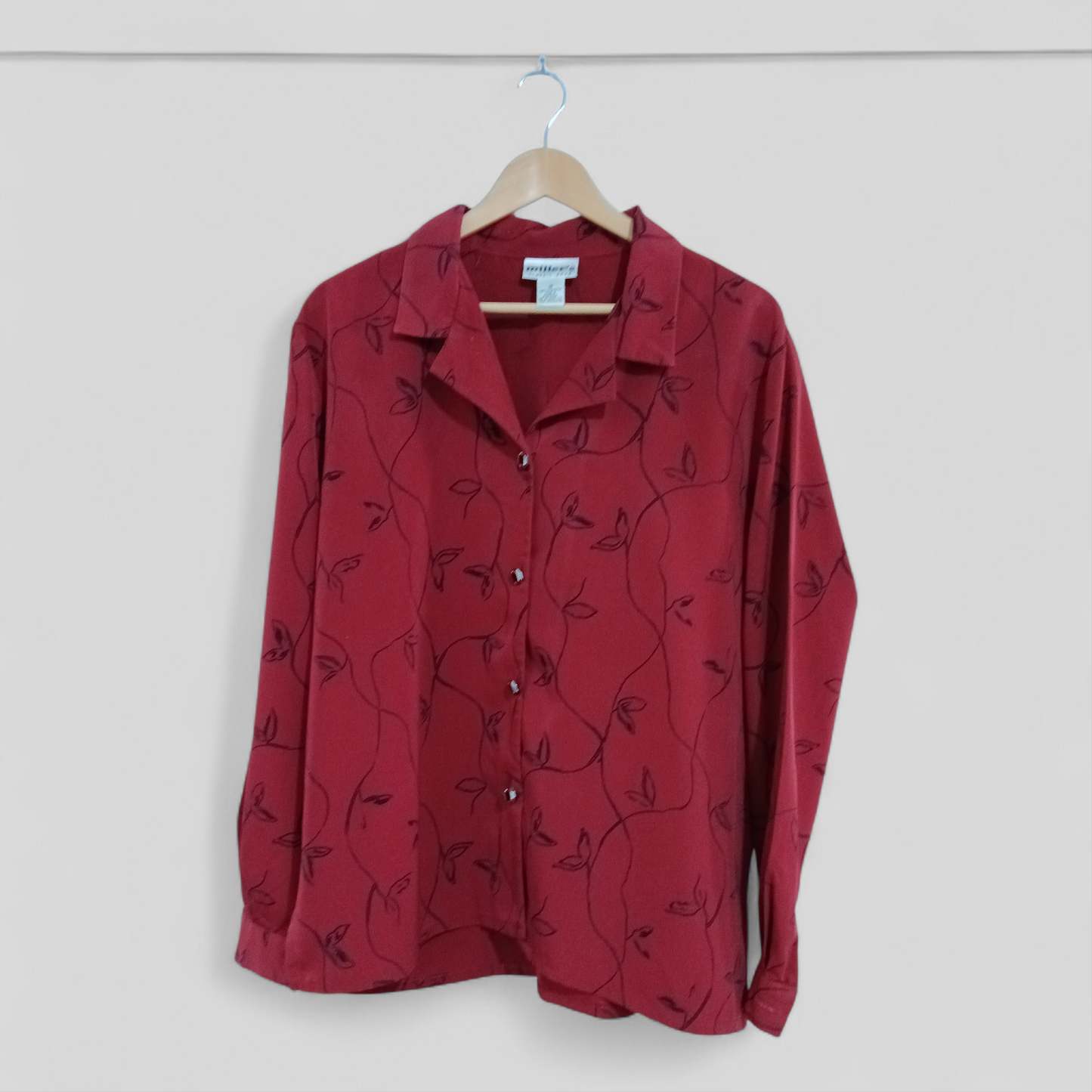 (16) Millers | Red LS Blouse