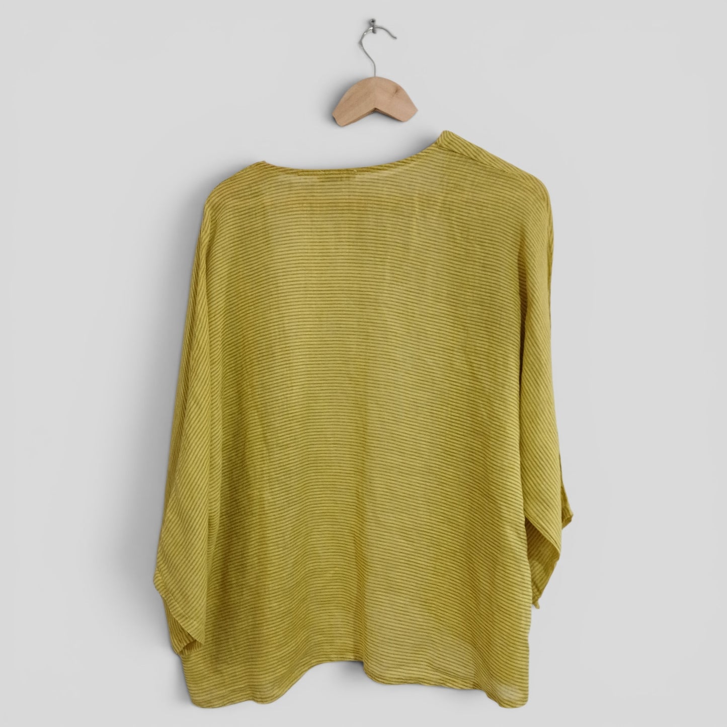 (S+/16) RIQ | Yellow Button Front Blouse
