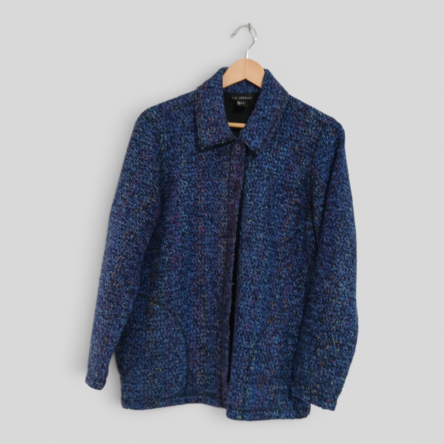 Image of (L) Liz Jordan | Navy Fleck Jacket