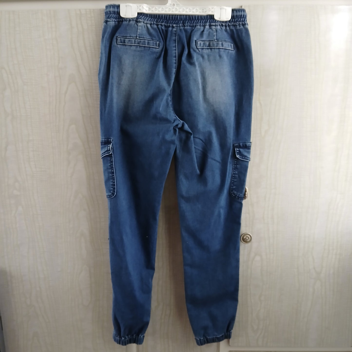 (12) Wakee Denim Dark Blue Jogger style jeans