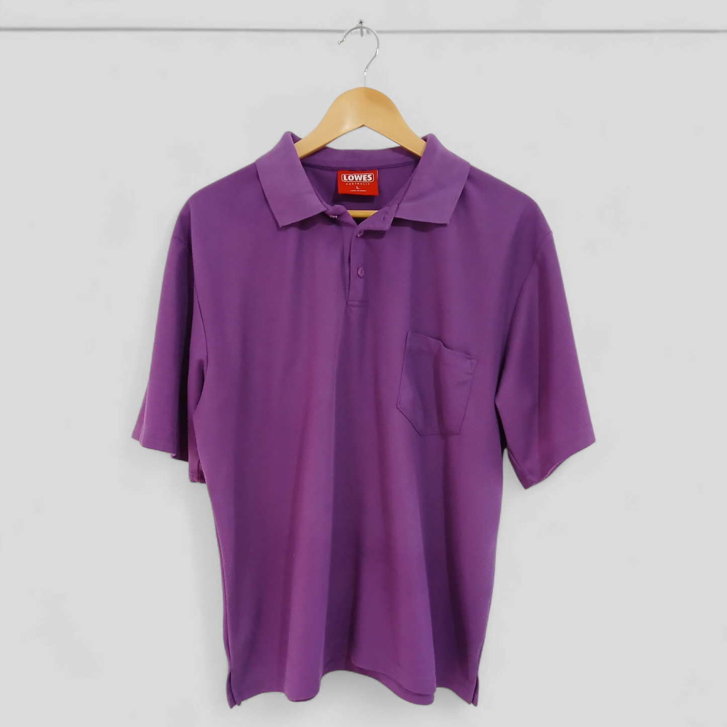 (L) Lowes | Purple Polo
