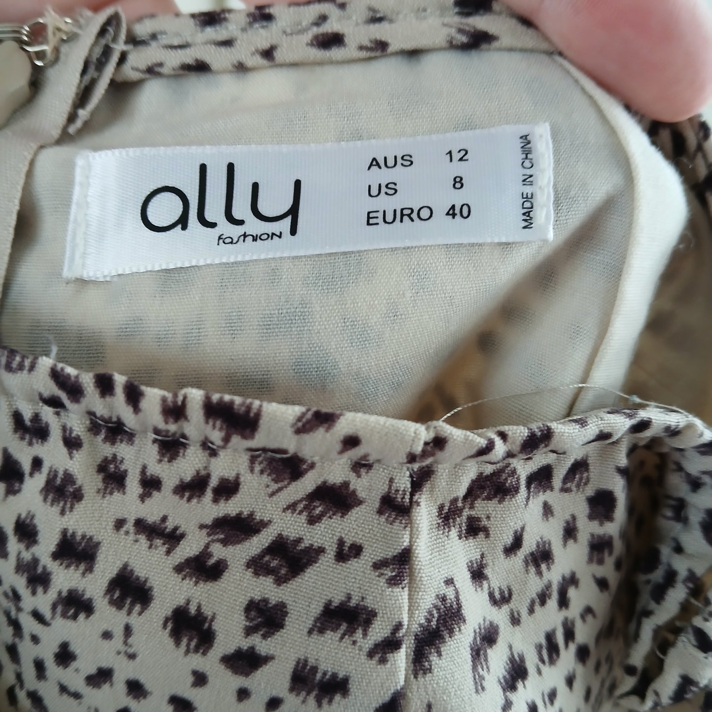 (12) Ally Wrap Animal Print Skirt