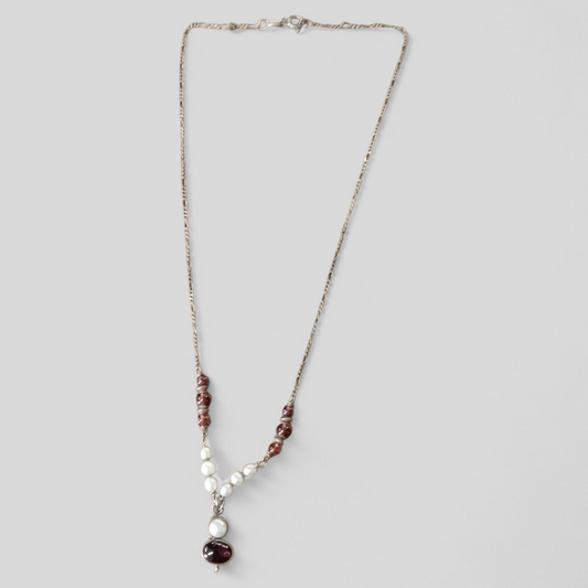 Necklace | Red/White