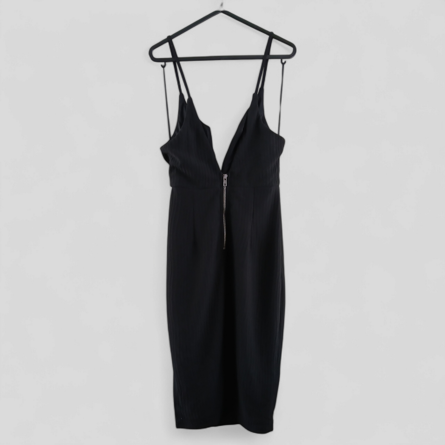 (10) Blossom Black V front Dress