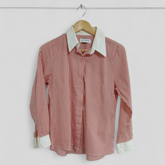 (12) Gloster | Red Striped LS Shirt