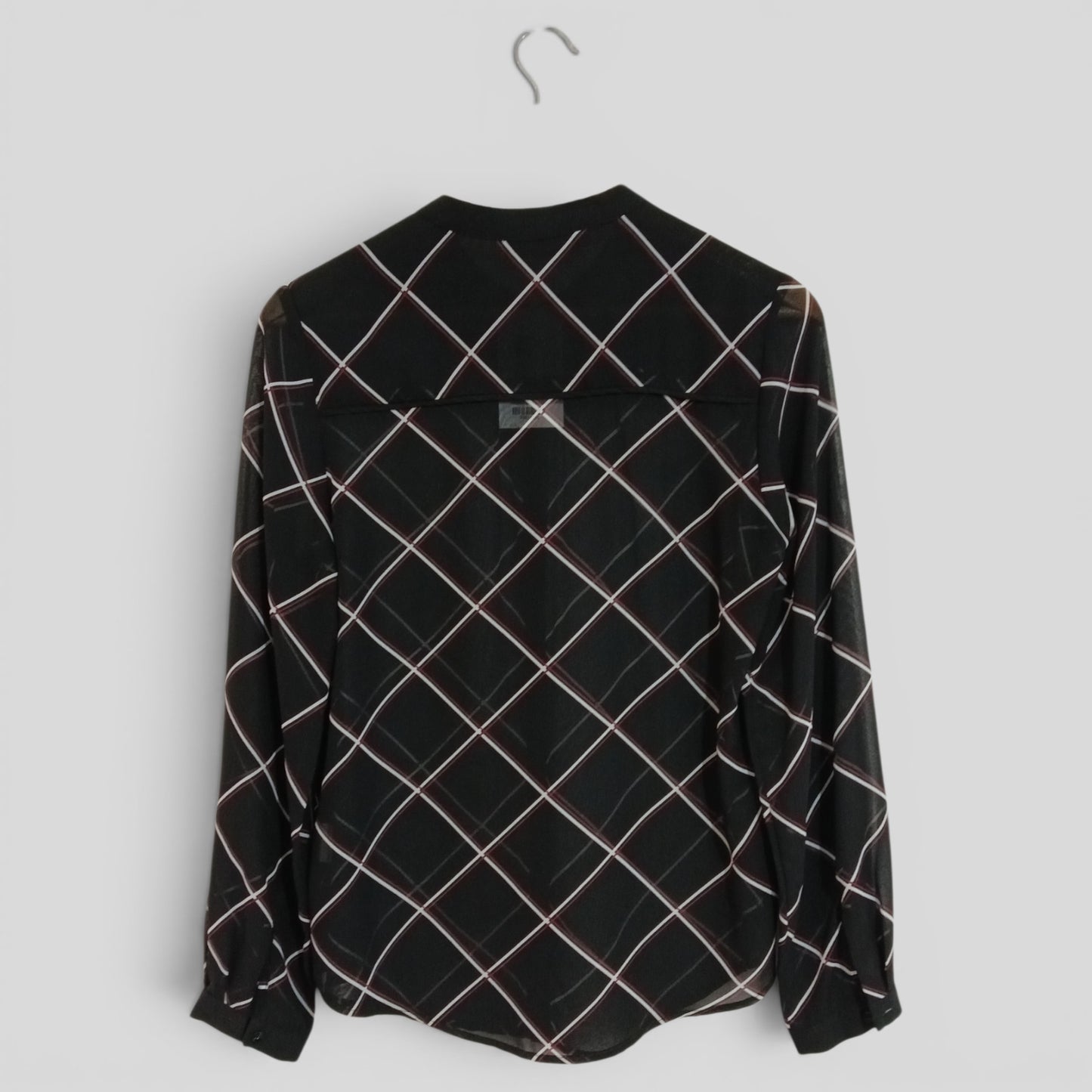 (8) Basque | Sheer LS Blouse