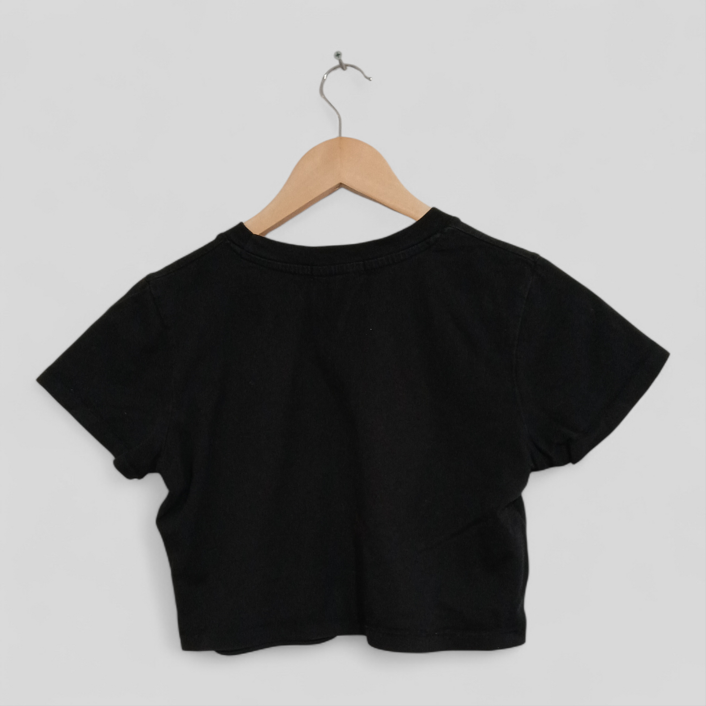 (XS) Cotton On | Black Crop Tee