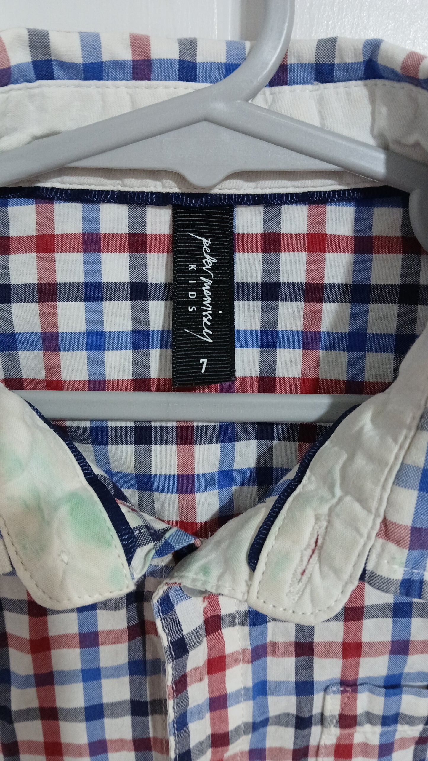 (7JNR) Peter Morissey | Check Shirt