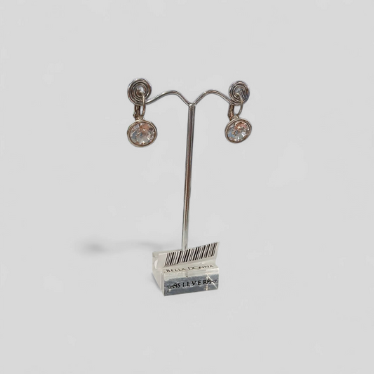 Bella Donna Silver | EARRING CRYSTAL DROP