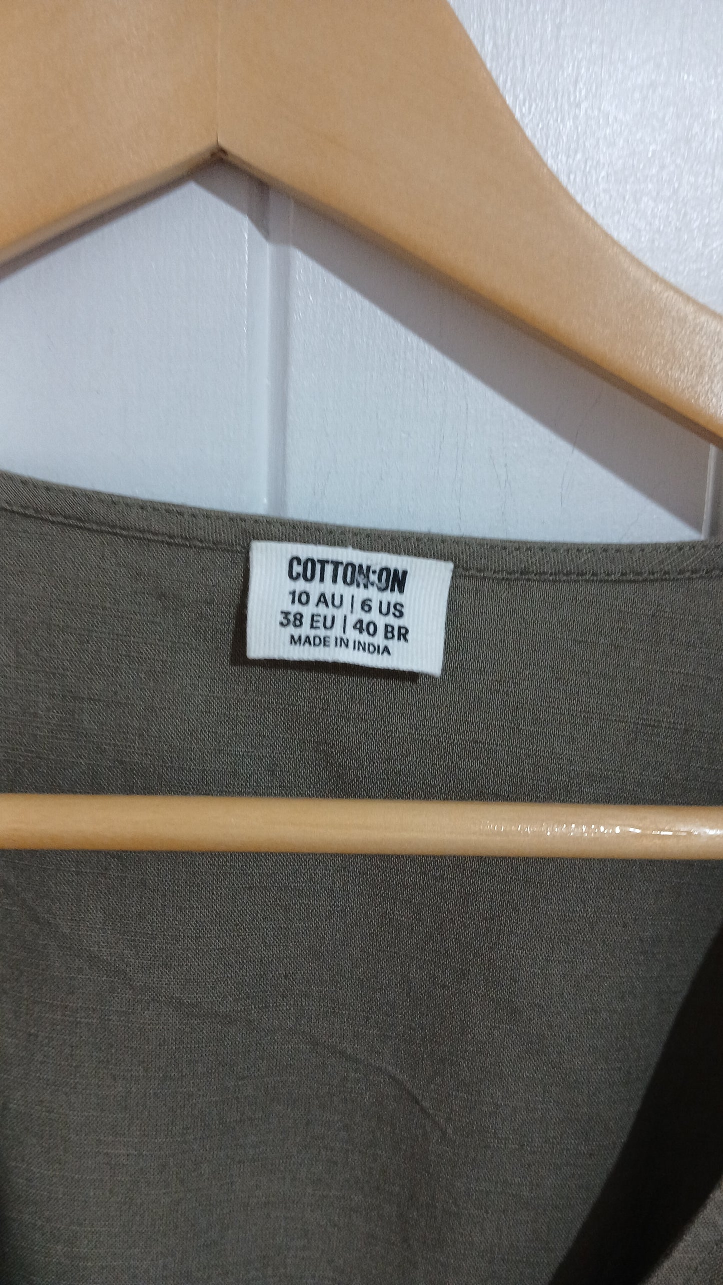 (10) Cotton On | LS Green Dress