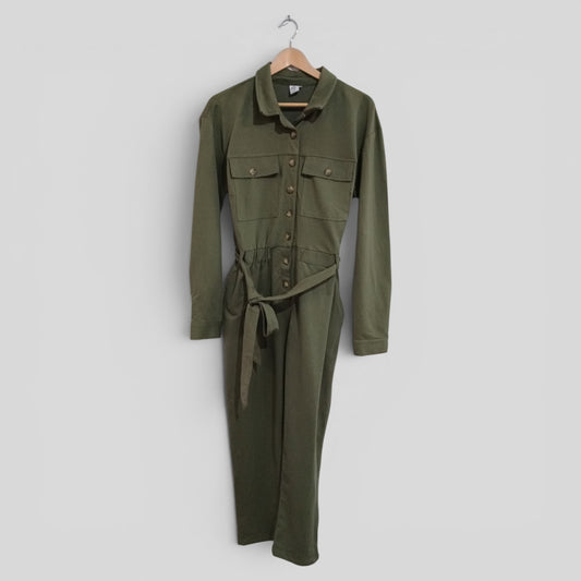 (14) Denim Company | Green LS Jumpsuit