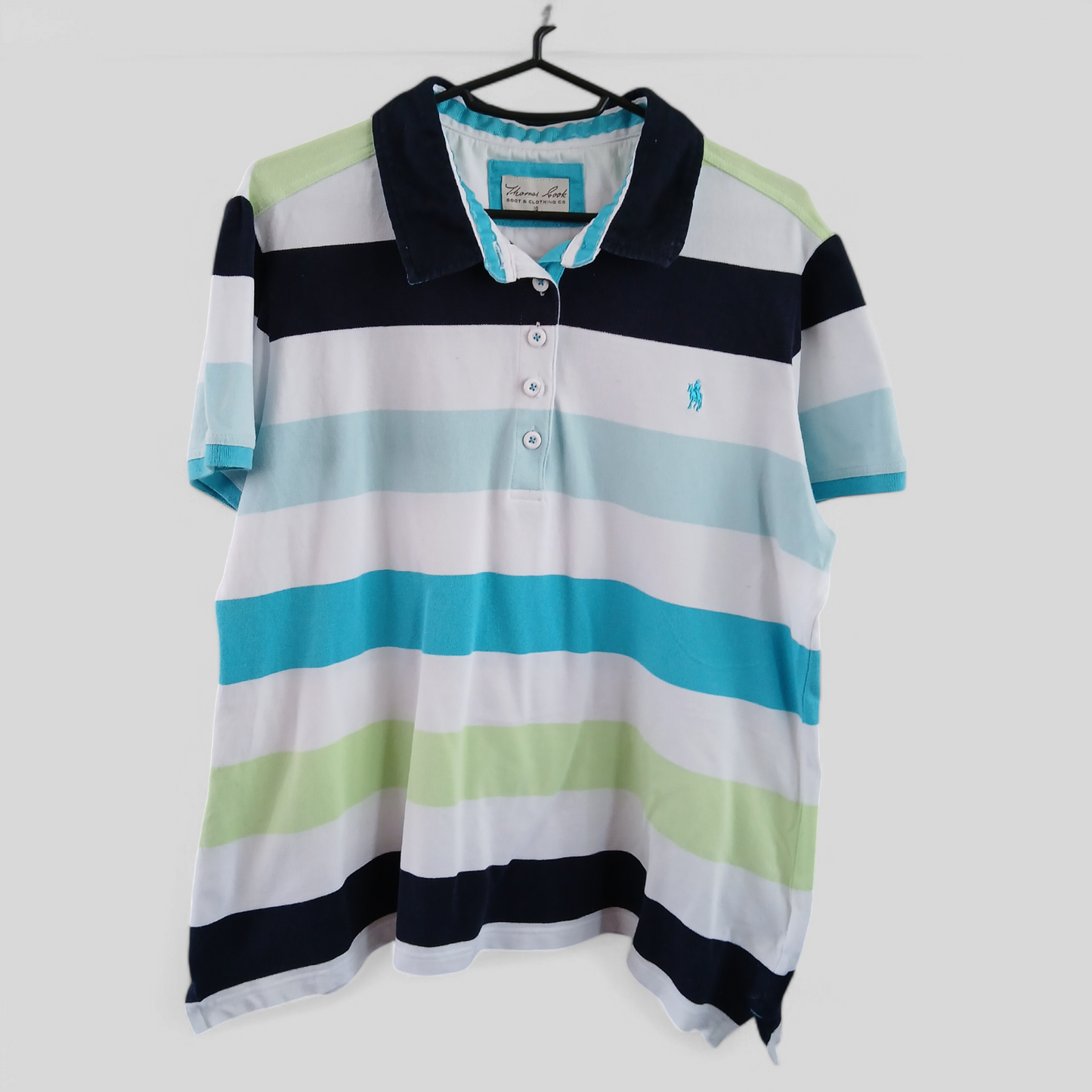 (16) Thomas Cook | Striped Polo