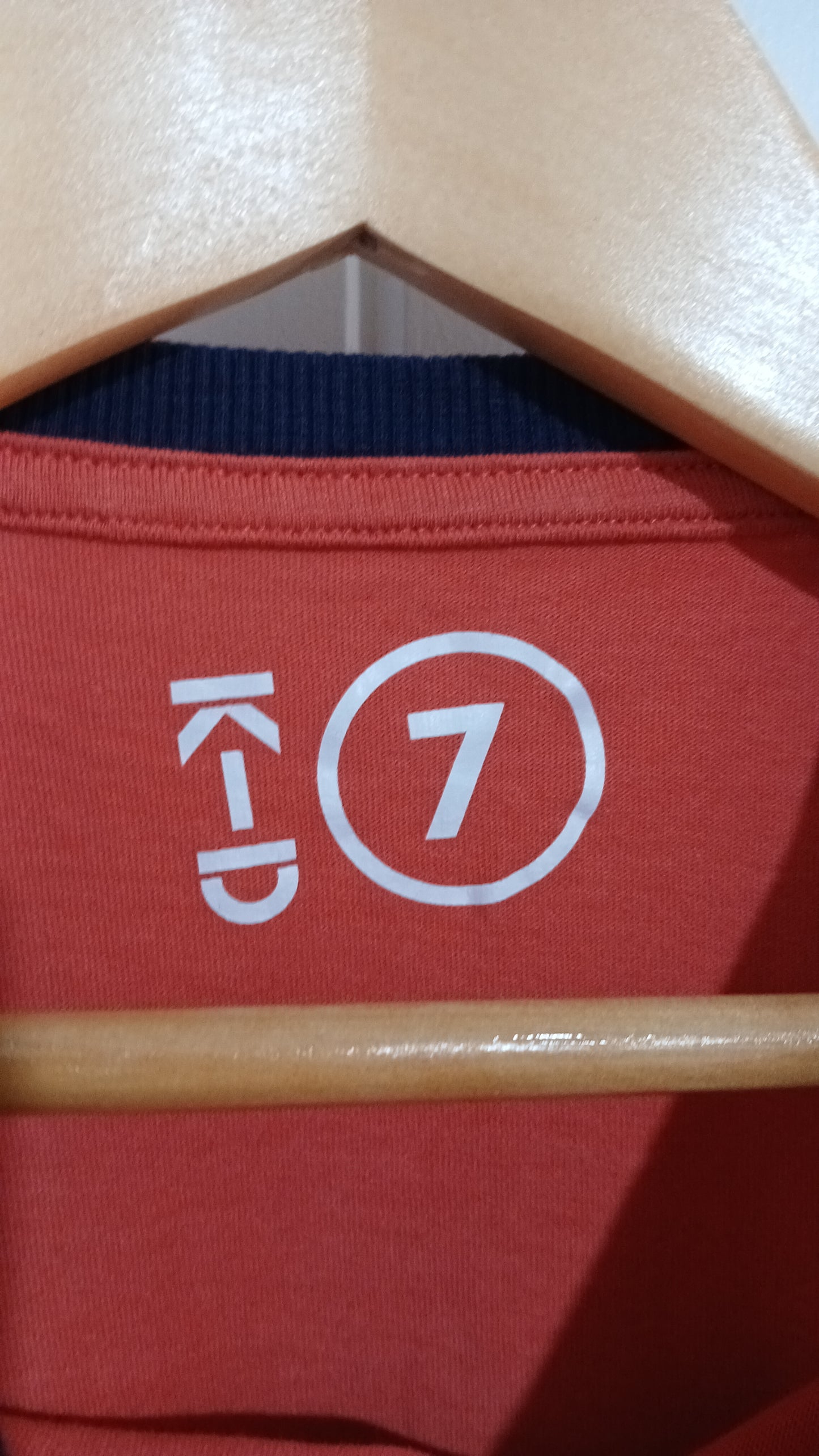 (7JNR) K-D | Orange/Grey/Navy Tee