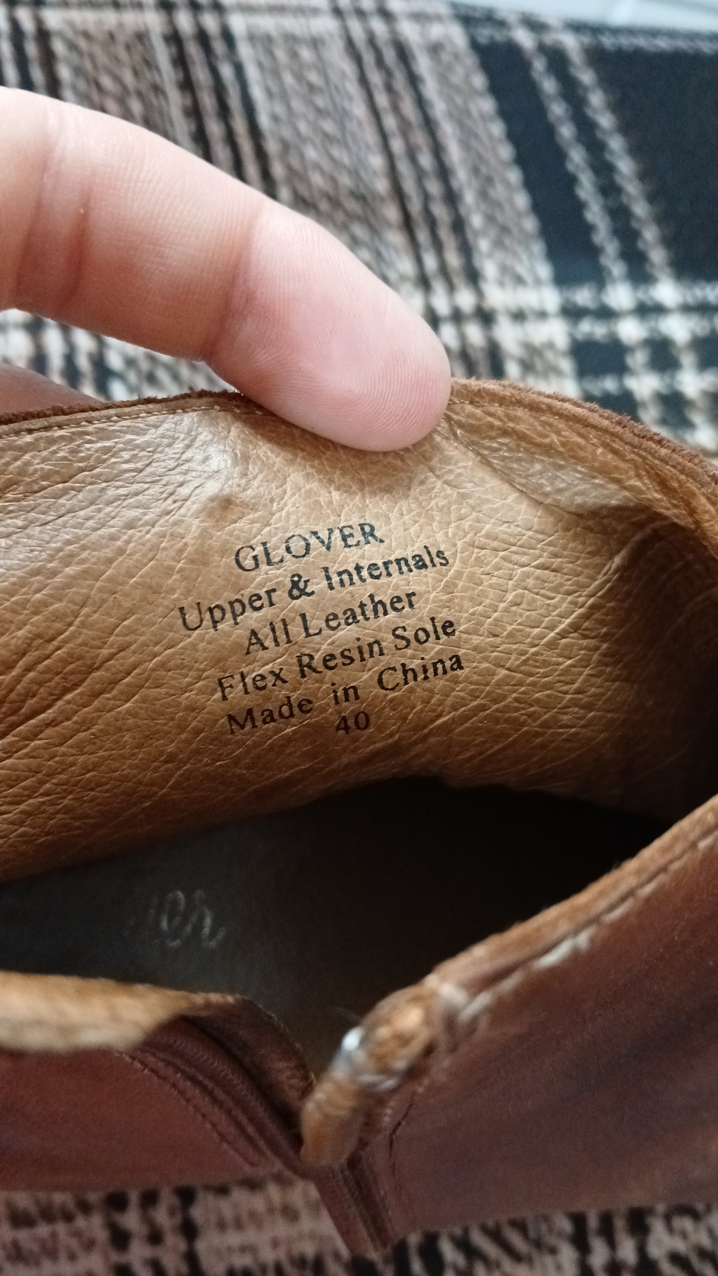 (40) Glover | Brown Leather Boots