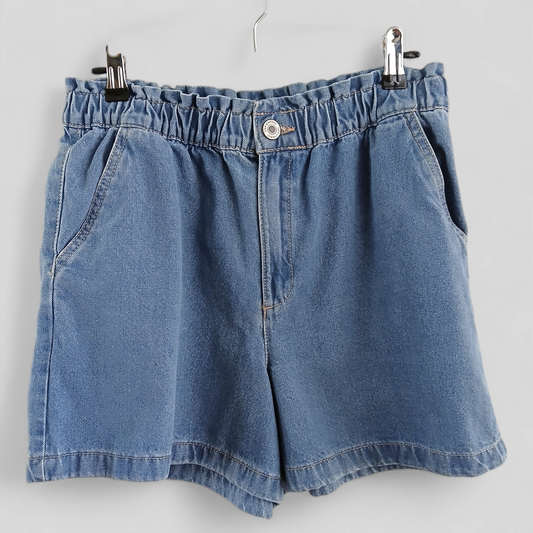 (10) BNWT Anko Denim Paperbag Shorts