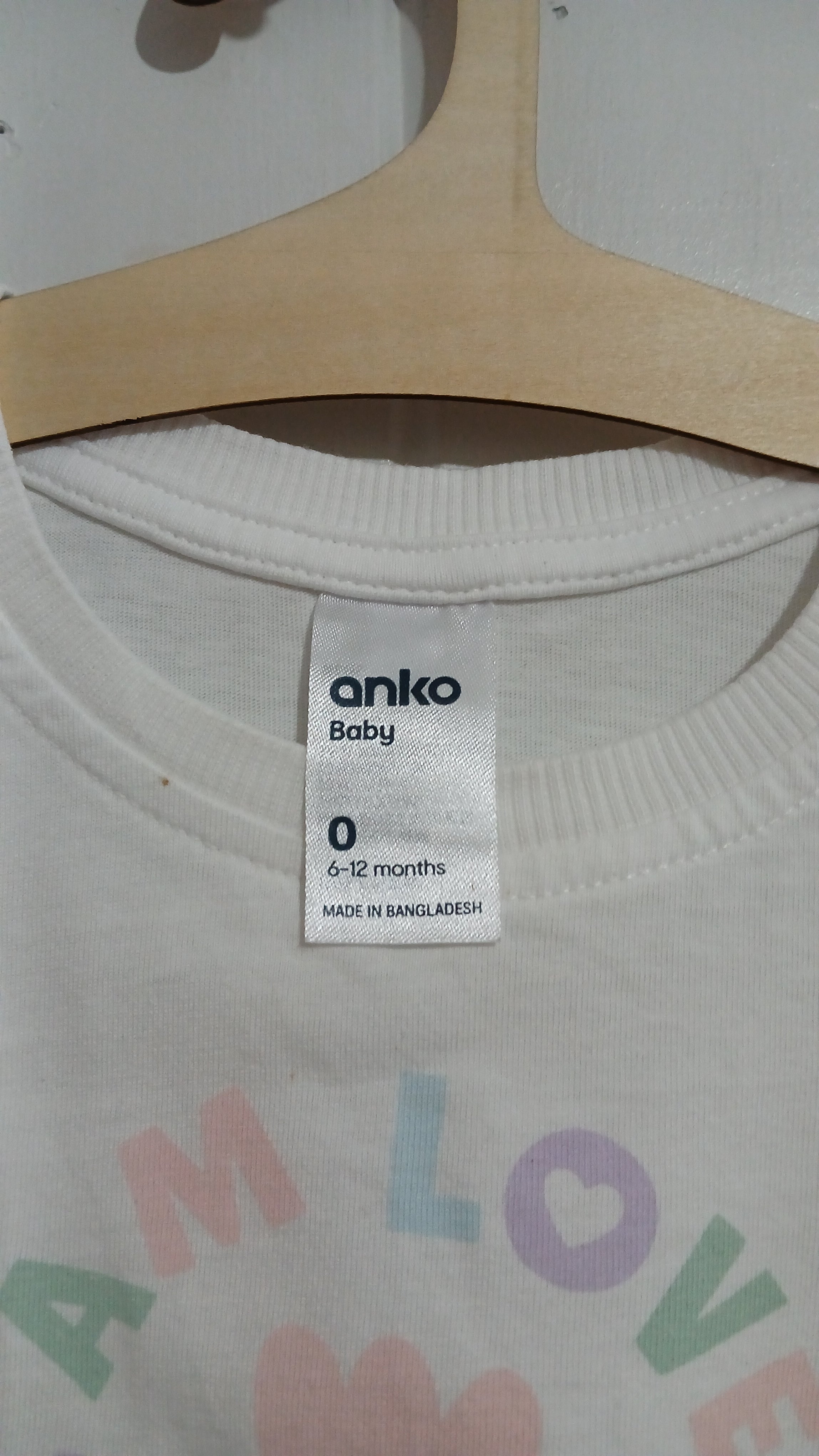 Image of (0JNR) Anko | I am Loved LS Shirt