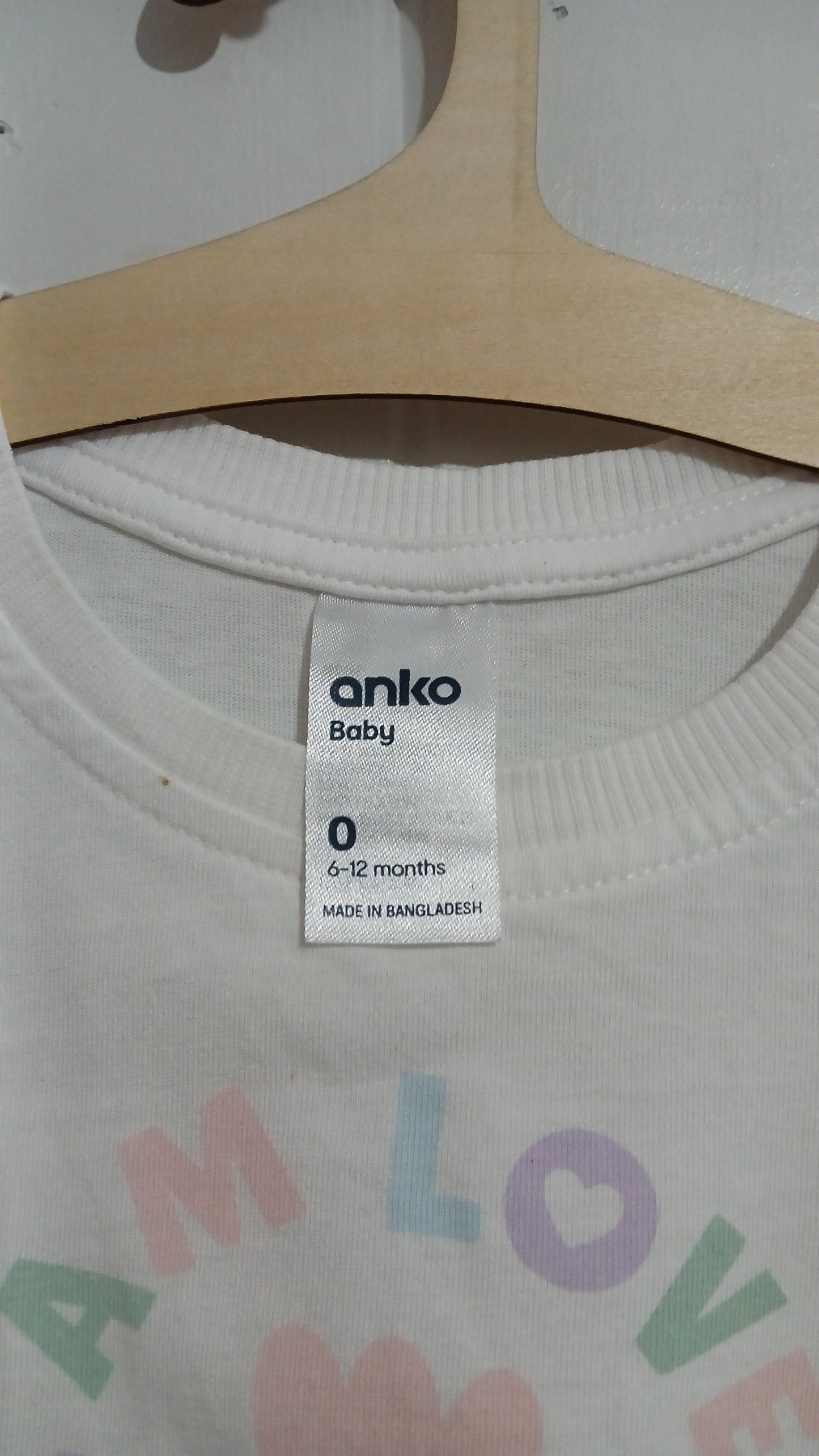 (0JNR) Anko | I am Loved LS Shirt
