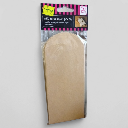 Party 10pk Brown Paper Gift Bag