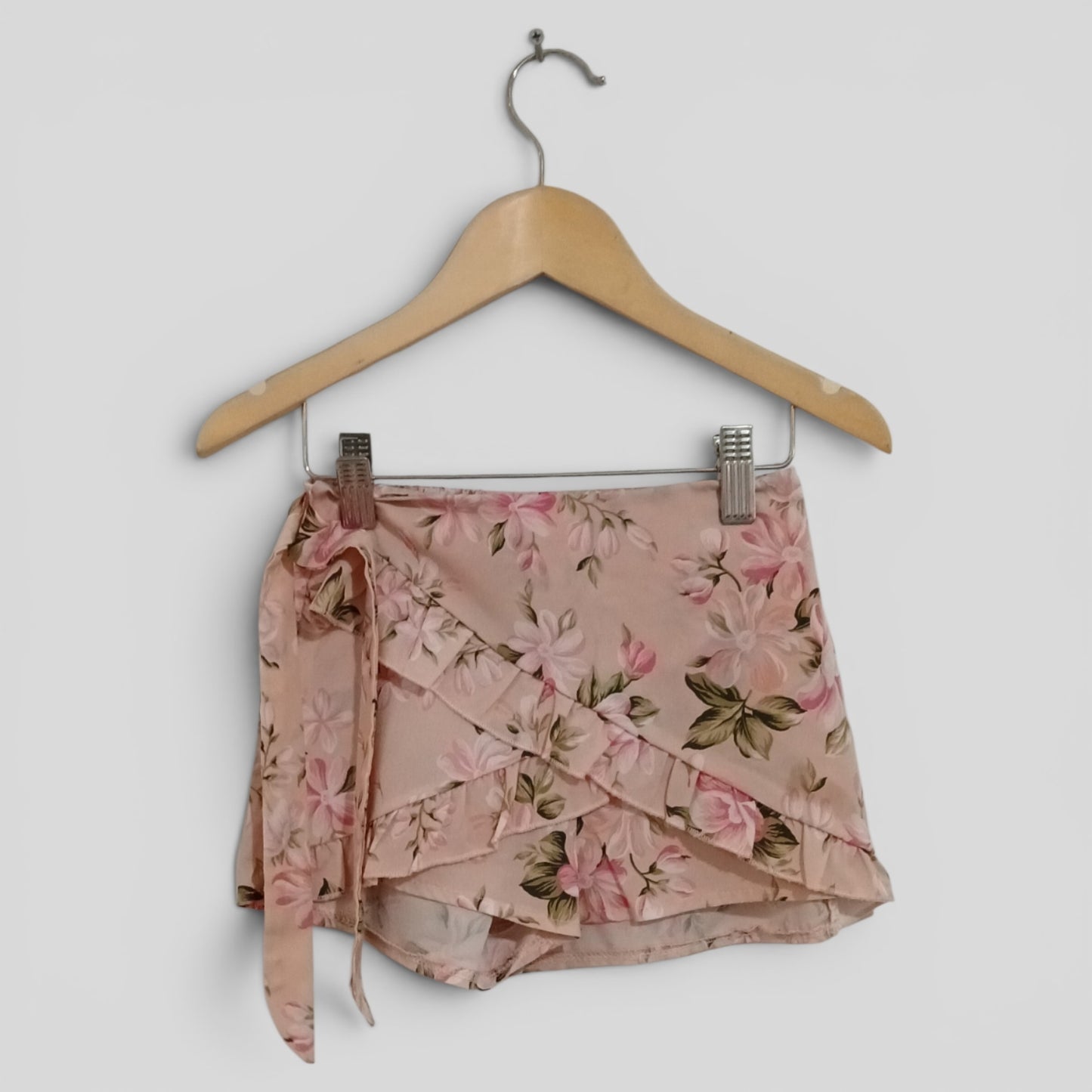 (4JNR) Mango | Floral Wrap Shorts