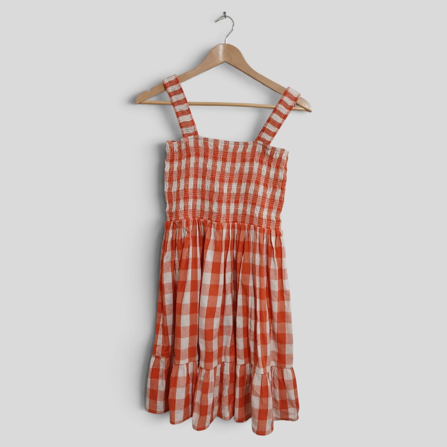 (8) Joop & Gyspy | Gingham Orange Dress