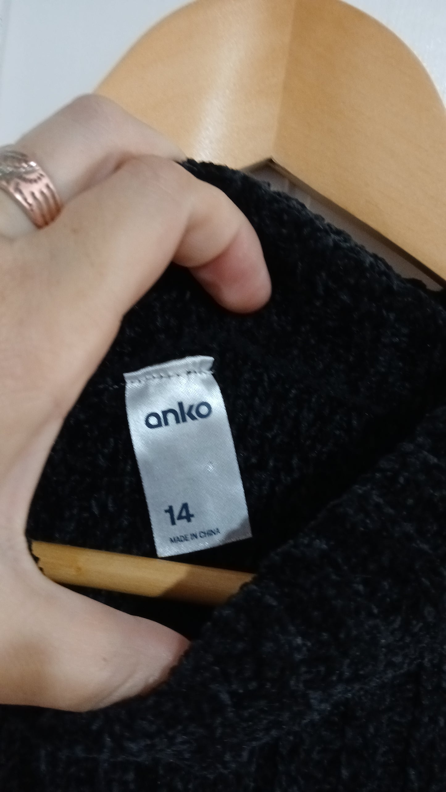 (14) Anko | Knit Sweater Black