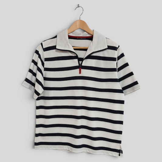 (14) Striped Polo