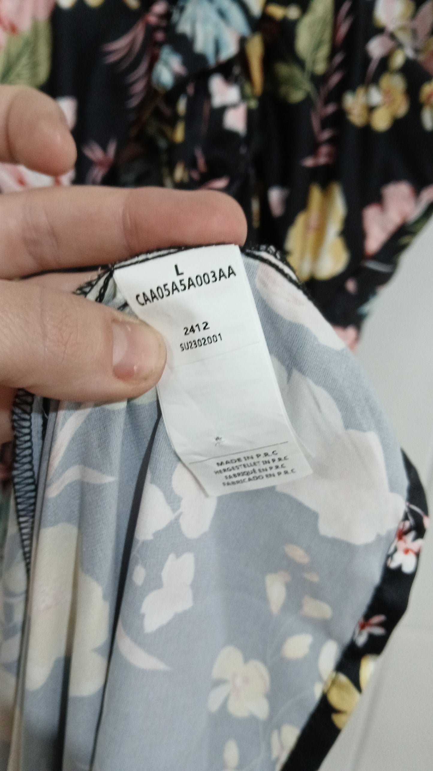 (L) Floral Maxi Dress